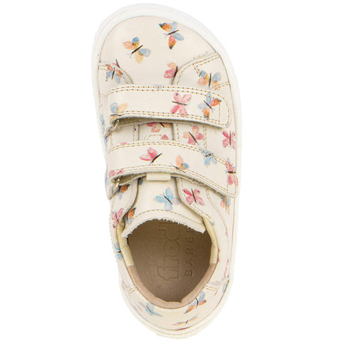 FRODDO Barfußschuh Halbschuh G3130284-24 - créme / Schmetterlinge