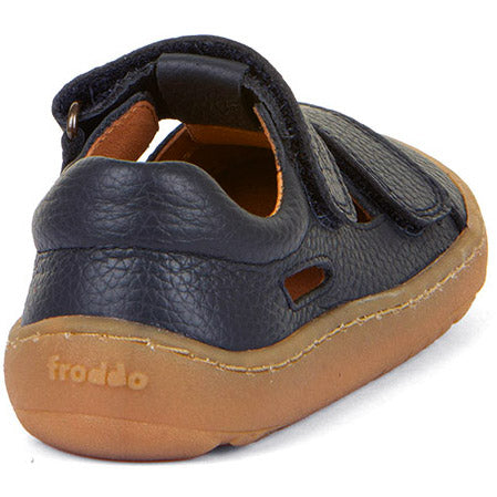 Hochwertige Barfußschuh Halbsandale G3150266 von FRODDO in dunkelblau