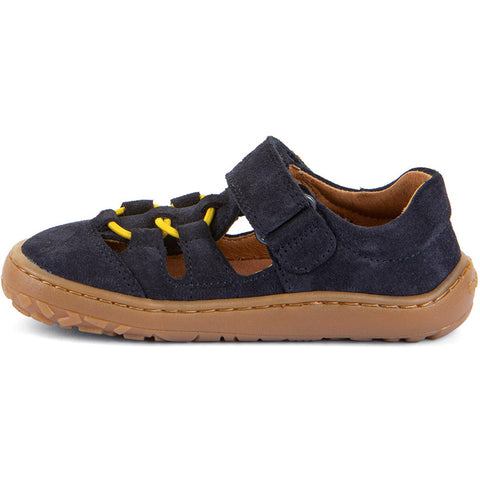 FRODDO Barfußschuh Halbsandale G3150290 - navy / gelb