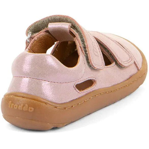 FRODDO Barfußschuh Halbsandale G3150291-10 - rosé / schimmernd by FRODDO