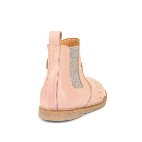 Pastel pink FRODDO Stiefelette with glitzy details, style G3160215-3