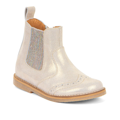 FRODDO Stiefelette G3160215-4 with gold glitter detail and side zipper