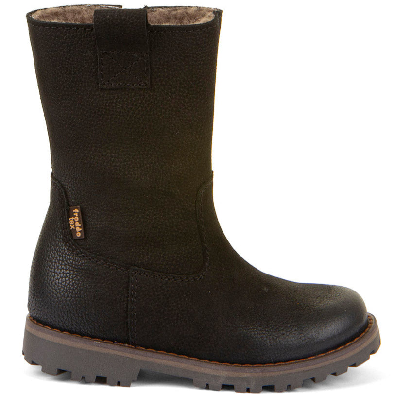 FRODDO TEX Stiefel G3160225-14 in schwarzer Farbe mit robustem Lederabsatz