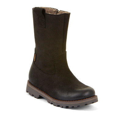 Schwarze FRODDO TEX G3160225-14 Stiefel mit praktischem Schnürverschluss und strapazierfähiger Gummisohle