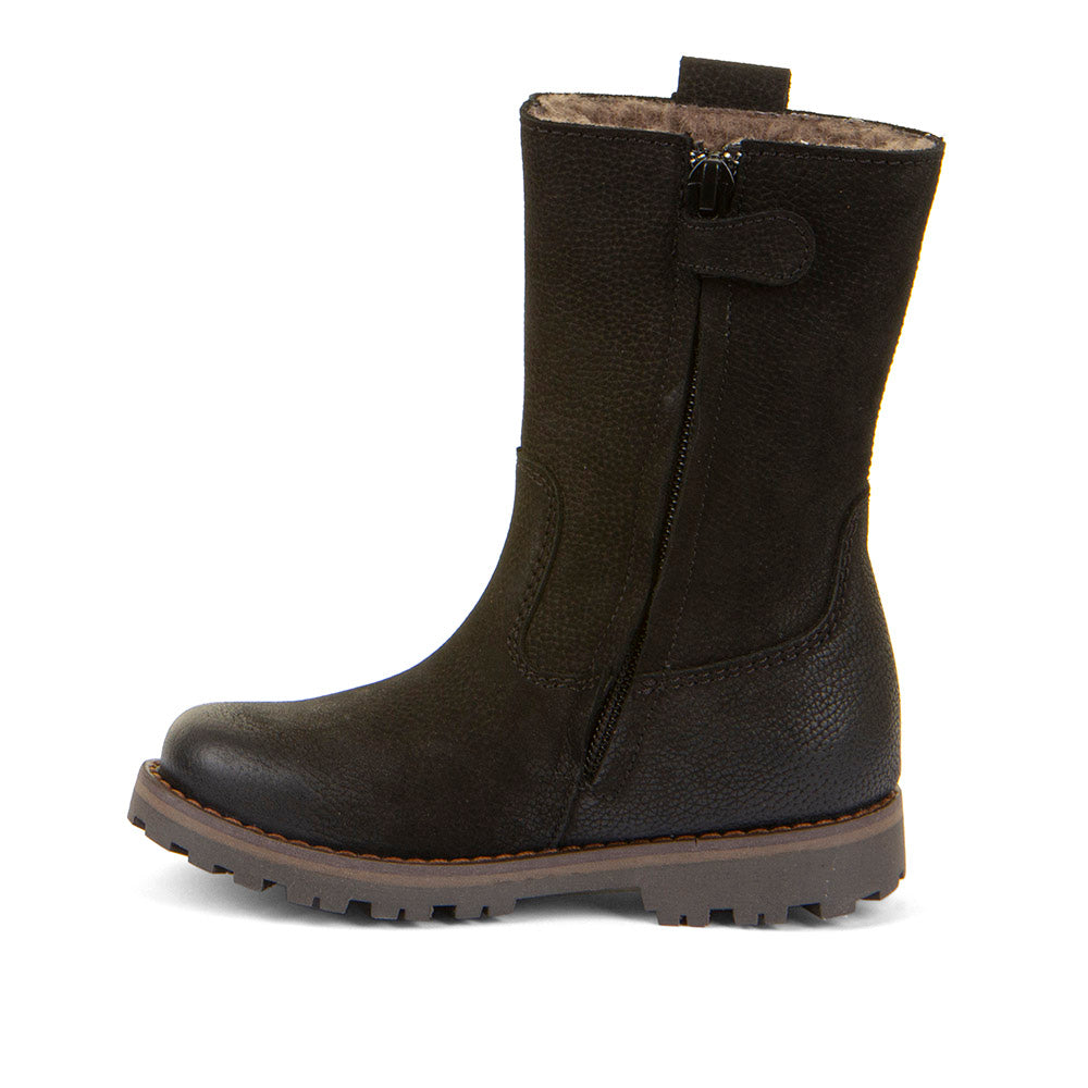 Detaillierte Ansicht des schwarzen FRODDO TEX G3160225-14 Boots mit weicher Innenfütterung