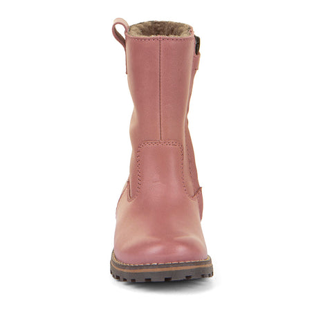 Beautiful FRODDO TEX Stiefel G3160225-4 in altrosa color, perfect for stylish and comfortable winter wear