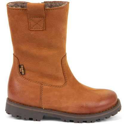 G2160225-7 cognac Lederstiefel mit bequemer Passform