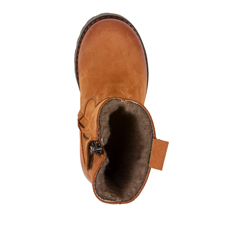 FRODDO TEX G3160225-7 Lederstiefel in Cognac mit strapazierfähigem Obermaterial