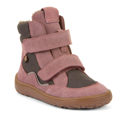 Hochwertige Kinderstiefel von FRODDO TEX mit langlebigem Material in Altrosa und Grau