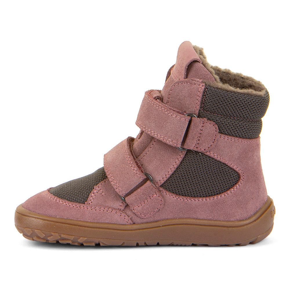 Bequeme FRODDO TEX G3160247-13 Stiefel in zartem Altrosa und Grau für Mädchen