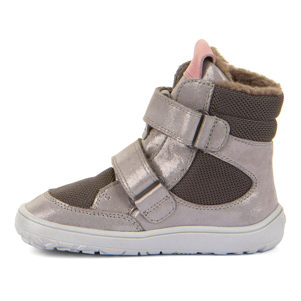 Robuste G3160247-14 Stiefel in Silber und Rosa für Mädchen mit rutschfester Sohle