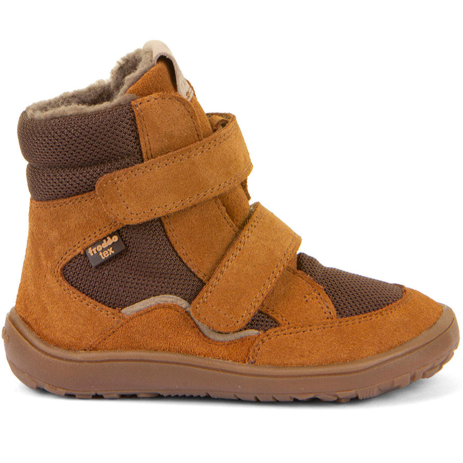 FRODDO TEX Stiefel G3160247-4 aus cognacfarbenem Leder mit robustem Profil