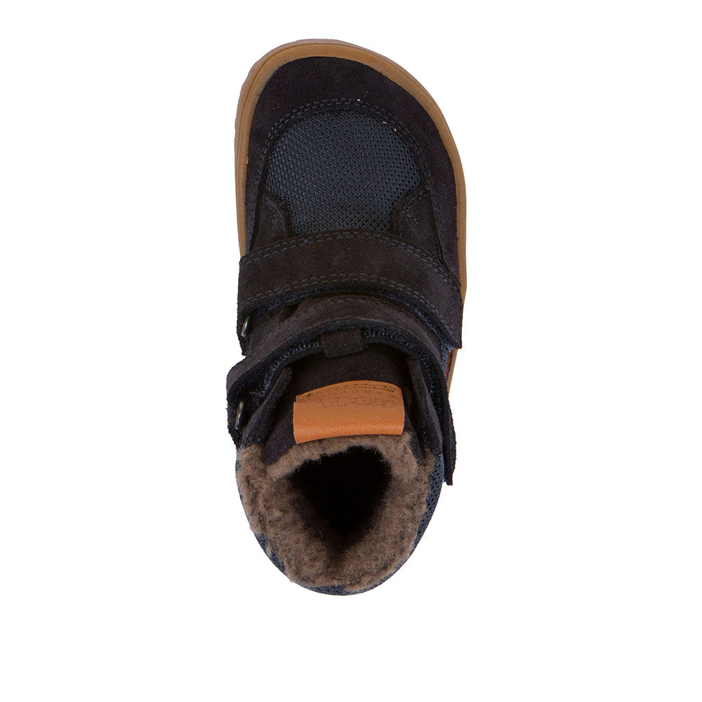 Dunkelblaue FRODDO TEX Stiefel G3160247 mit strapazierfähigem Material und modischen cognacfarbenen Details