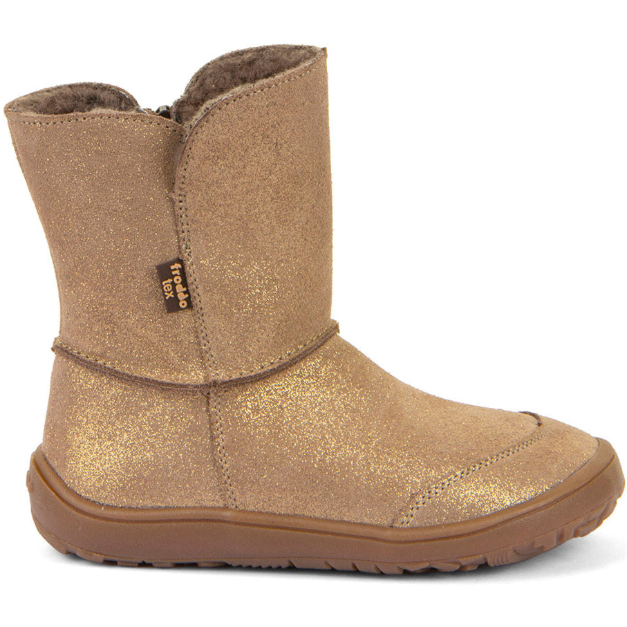 FRODDO TEX Stiefel G3160250-6 in elegant goldfarbener Ausführung mit robustem Design