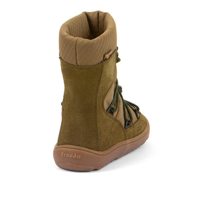 FRODDO TEX G3160251-2 Olivfarbene Stiefel mit atmungsaktivem Innenfutter für Kinder