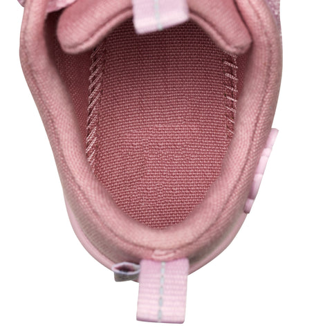 AFFENZAHN Barfuß Halbschuh COTTON LUCKY EINHORN - altrosa sustainable kids shoes