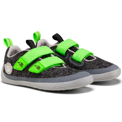 Affenzahn Barfuß Halbschuh Knit Happy Panther - Schwarz 