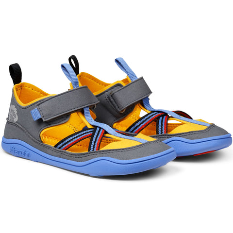 AFFENZAHN Barfuß Halbsandale VEGAN BREEZY TUKAN in grau 