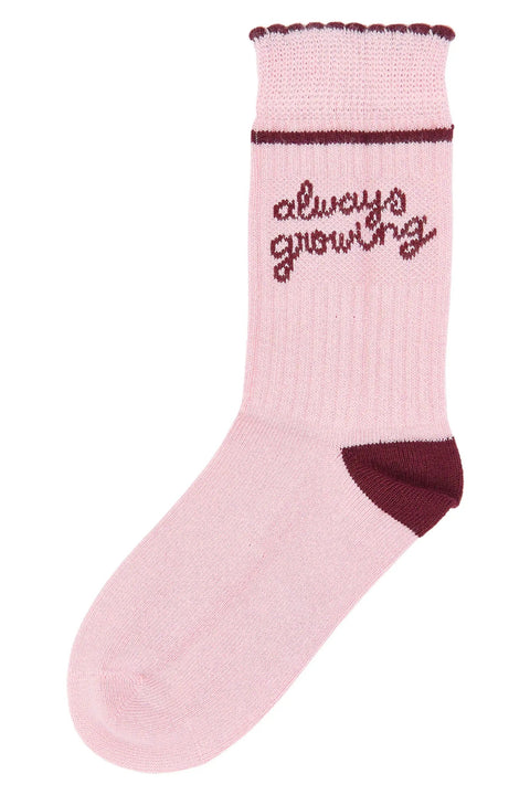 MINIPOP 3er Pack Bambus Socken - bordeaux / rosa / créme