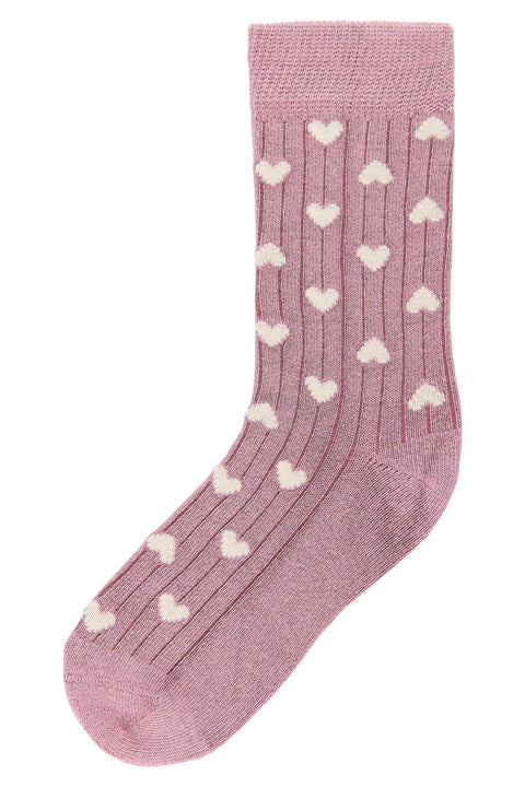 MINIPOP 5er Pack Bambus Socken - créme / malve / rosa