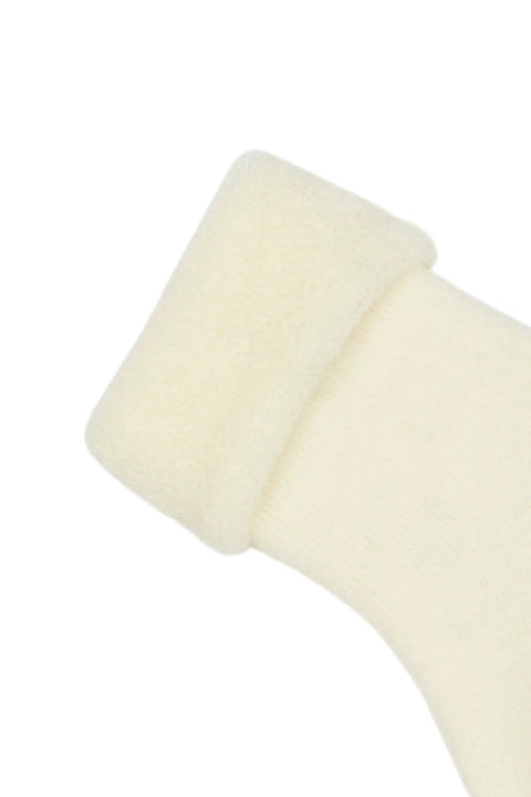 MINIPOP Merinowolle Socken - créme