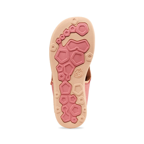 Vegan airy flamingo pink AFFENZAHN Barfuß Sandale, a stylish and cruelty-free sandal option