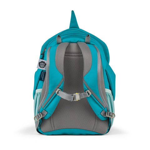 Colorful and fun AFFENZAHN Rucksack GROSSER FREUND - HAI featuring a friendly shark design for kids