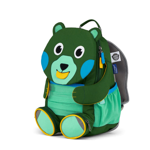 Large creative bear AFFENZAHN backpack with adjustable straps and fun design