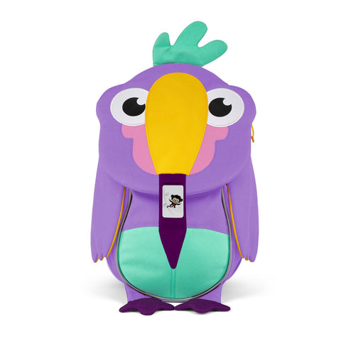 Rucksack für Kleinkinder mit lustigem Tukan-Motiv und gepolsterten Trägern