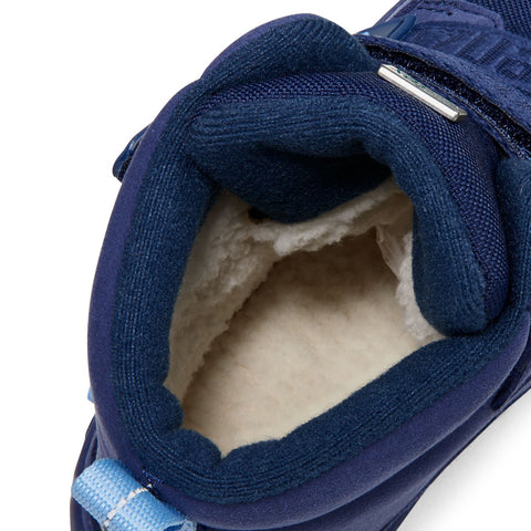 Dark blue AFFENZAHN TEX Stiefel COMFY VEGAN BÄR boots with comfortable vegan materials