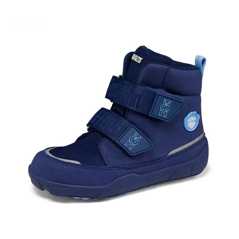 Dark blue AFFENZAHN TEX Stiefel COMFY VEGAN BÄR, a comfortable and vegan boot