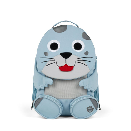 Large blue AFFENZAHN Rucksack with cute ROBBE animal design