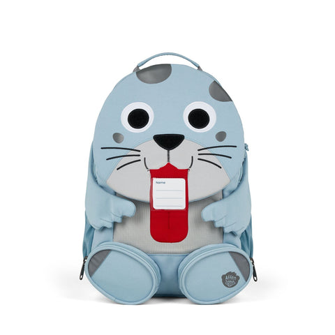 AFFENZAHN Rucksack GROSSER FREUND - ROBBE: Cute and functional kids' backpack in the shape of a friendly seal