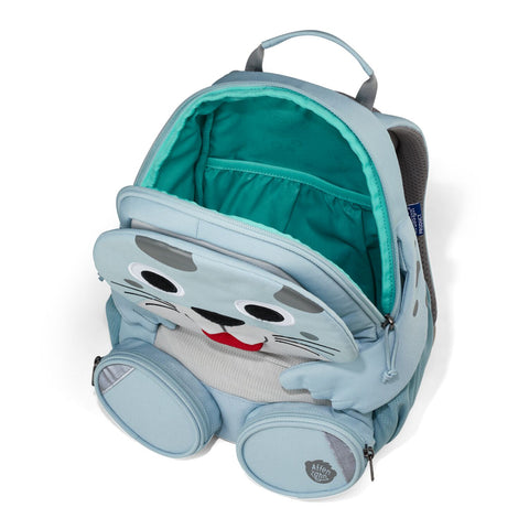 AFFENZAHN Rucksack GROSSER FREUND - ROBBE - adorable and functional children's backpack in the shape of a friendly seal