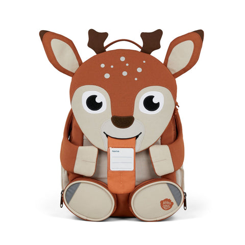  Kinderrucksack mit niedlichem Reh-Motiv und vielen Extras 