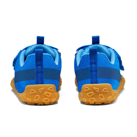 Vegan barefoot shoe in beautiful cornflower blue color