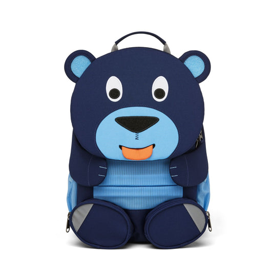 Affenzahn Rucksack grosser Freund - Bär: A playful and colorful bear-themed backpack for kids