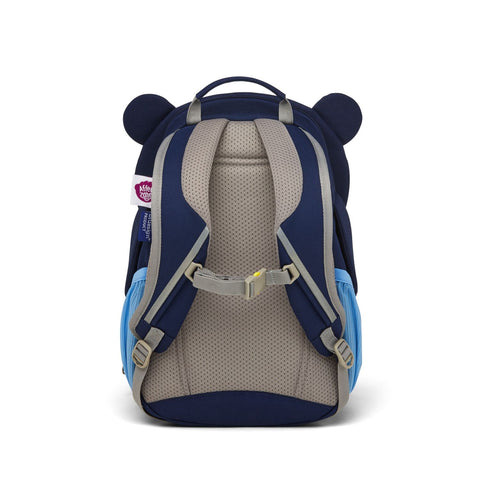 AFFENZAHN Rucksack GROSSER FREUND - BÄR: A large, eco-friendly bear-shaped backpack for kids with adjustable straps and multiple pockets