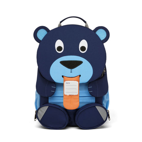 Large friendly bear-shaped AFFENZAHN Rucksack with adjustable straps and spacious interior