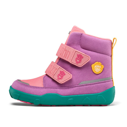 Veganer AFFENZAHN TEX Stiefel COMFY in hellem Rosa, ideal für nachhaltigen Komfort