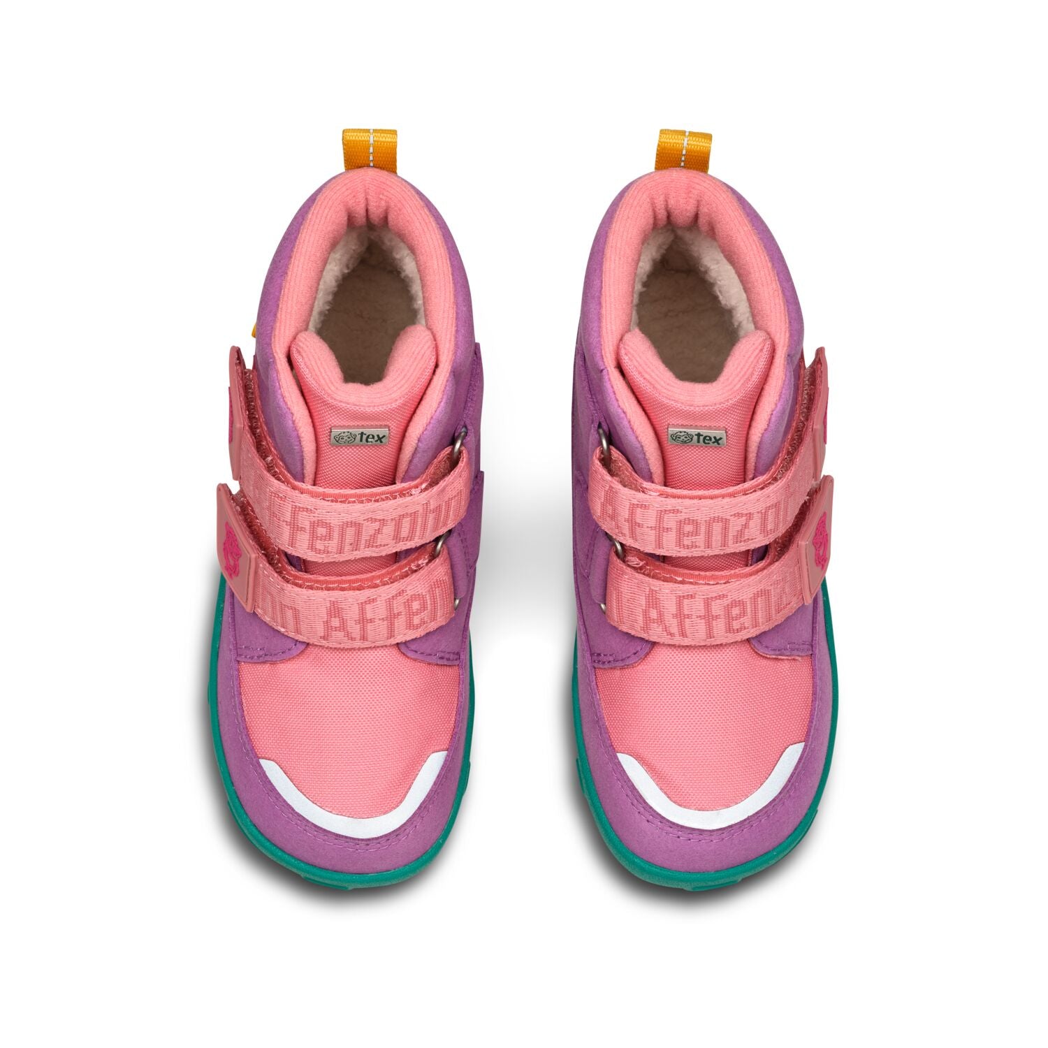 Türkisfarbener AFFENZAHN TEX Stiefel COMFY VEGAN mit modischem Look und nachhaltigem Ansatz