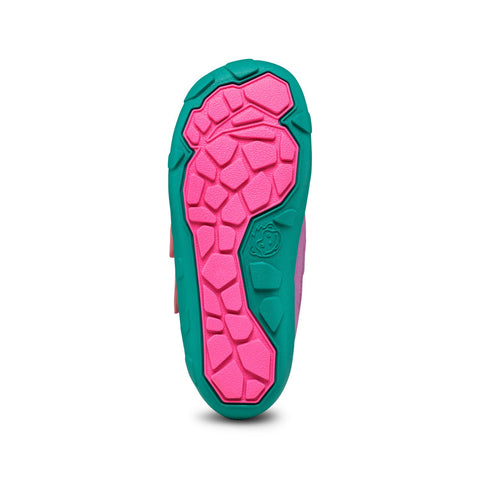 Hochwertiger AFFENZAHN TEX Stiefel COMFY VEGAN, vielseitig kombinierbar in den Farben lila, rosa und türkis