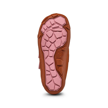 Nachhaltiger und modischer AFFENZAHN TEX Stiefel COMFY VEGAN REH mit veganem Material in braun und rosa