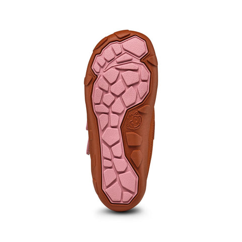 Nachhaltiger und modischer AFFENZAHN TEX Stiefel COMFY VEGAN REH mit veganem Material in braun und rosa