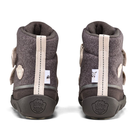 Stylischer AFFENZAHN TEX COMFY WOLLE NASHORN Stiefel in den Farben anthrazit und beige