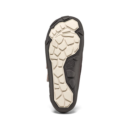 Lässiger AFFENZAHN TEX Stiefel aus Wolle mit Nashorn-Motiv in stilvollem anthrazit und beige Farbton