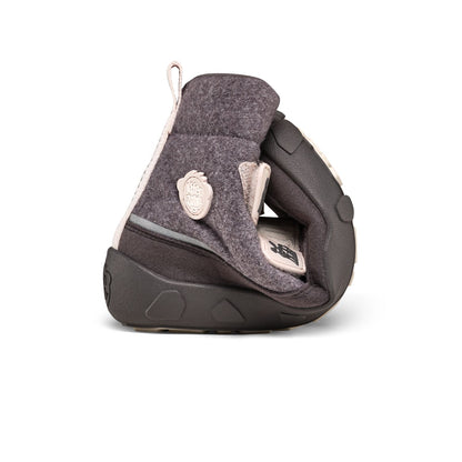 Modischer AFFENZAHN TEX COMFY WOLLE NASHORN Stiefel mit kuscheliger Innenfütterung in anthrazit