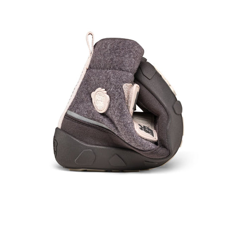 Modischer AFFENZAHN TEX COMFY WOLLE NASHORN Stiefel mit kuscheliger Innenfütterung in anthrazit