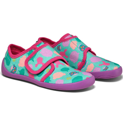 AFFENZAHN Hausschuh COTTON MOVY mit Eulendesign aus weichem Baumwollstoff