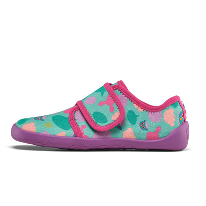 Hochwertiger AFFENZAHN Hausschuh COTTON MOVY mit Eule-Motiv, ideal für kalte Tage